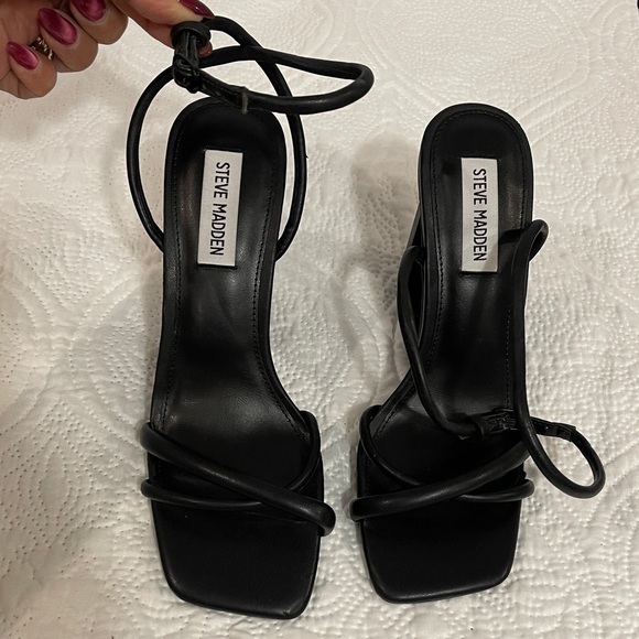 Steve Madden Shoes - Steve Madden Black Strappy Heels